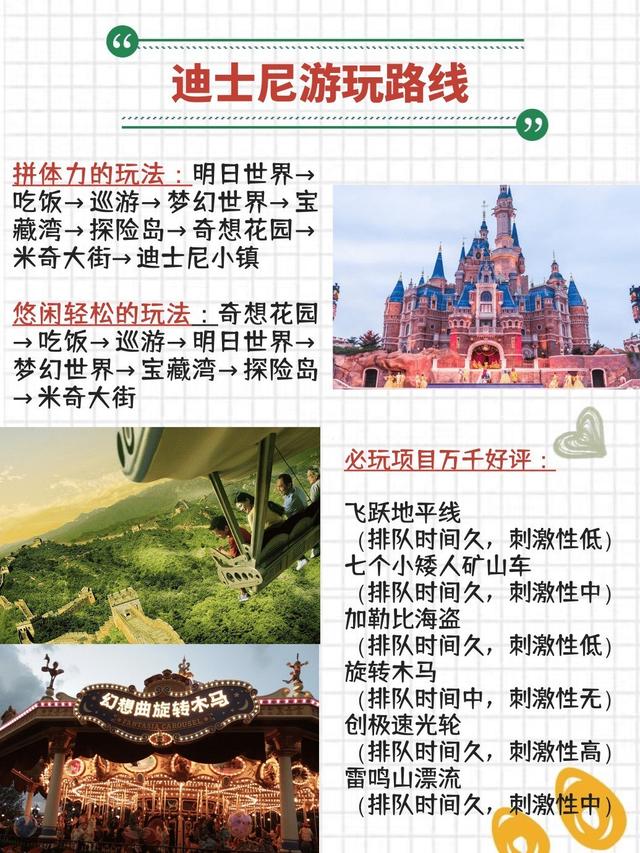 上海迪士尼乐园游玩攻略：必玩项目！