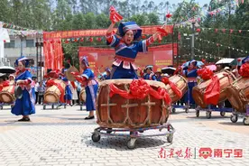 抢花炮、唱山歌、品美食……南宁市邕宁区这条街好热闹！图片