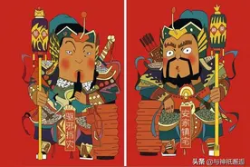 远古天神、武将英灵、民间神祇，说说那些中国的门神们图片