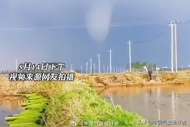 黑龙江出现冷龙卷风，不太符合气象规律！网友：五常大米还好吗图片