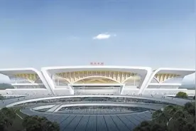 西安东站及相关工程获批 计划年内开工 建成后将成为特大型综合交通枢纽图片