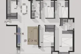 家装探讨三：装修时，应该进门看到电视墙还是进门看到沙发图片