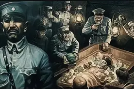 孙殿英盗墓，为何将慈禧的尸身衣服都扒了图片