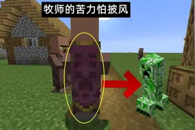 我的世界：村民身上藏了多少秘密你知道么？暗藏的箭袋、收纳袋图片