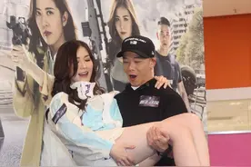 TVB知名女星穿短裤不慎露底走光，新剧演女警长，又美又飒获好评图片