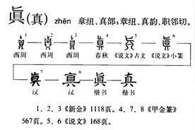 “真”字释义图片