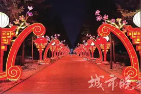 每天晚5点到晚9点！长春南湖公园彩灯亮丽开启图片