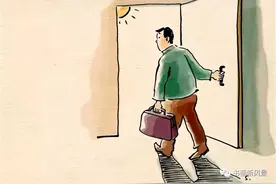 感动无数人的小漫画——父亲图片