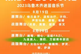 乌鲁木齐迷笛音乐节 | 阵容亮相图片