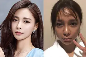 女星去掉妆容和滤镜，将孙怡、热巴、柳岩放一起看，差距一目了然图片