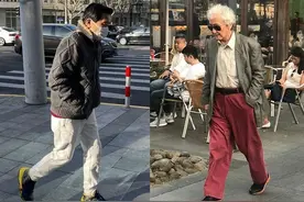 男人到了七八十岁别穿“老年皮鞋”！换成运动鞋、帆布鞋，更减龄图片
