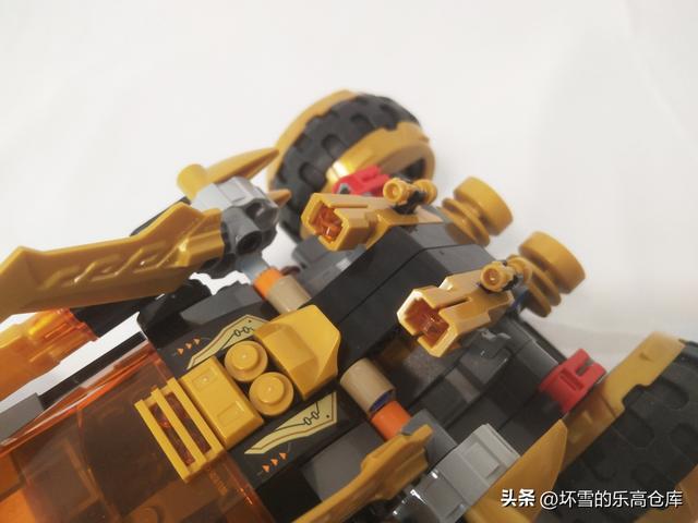 化身成金龙长着翅膀，试玩乐高幻影忍者71769寇的神龙战车
