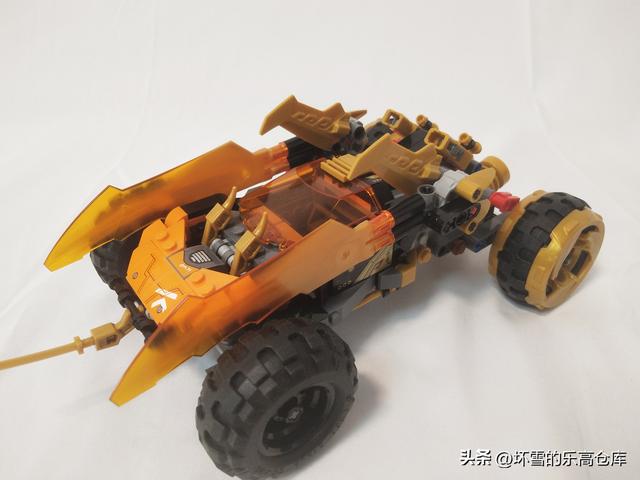化身成金龙长着翅膀，试玩乐高幻影忍者71769寇的神龙战车