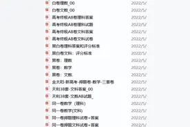 福利来了，高考数学考前复习卷整理好了，速等你来取图片