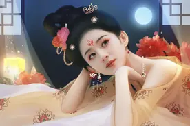 #赵丽颖手绘#无数观众心中的“国民女神”，天真、浪漫、灵气十足图片