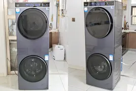 海尔叠黛和美H2洗烘套装测评，深度体验精华洗+3D透视烘干。图片