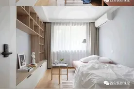 客厅兼顾卧室，一个空间两个功能图片