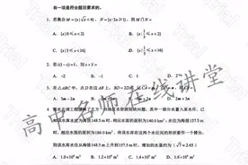 2022年新高考1卷（数学）试题图片