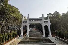 宿松：凉亭镇烽火山抗日烈士纪念园落成图片