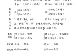 2023秋二年级上册语文重点课堂笔记（全）核心考点必背图片