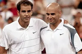 桑普拉斯VS阿加西，一生宿敌，垄断统治90年代男子网坛图片