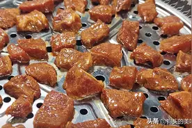 头一次见蒸的猪肉做法，两天不吃馋的很，鲜美入味，太香了图片