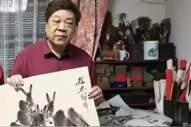 人走茶凉？赵忠祥生前90万画作698元贱卖！投资者赔惨了图片
