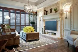 85后医生装修165㎡大平层，优雅乡村风，吸引全医院同事来拜访图片