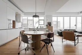 难怪越来越多人选择大平层，看了她家后，才知道什么叫空间感图片