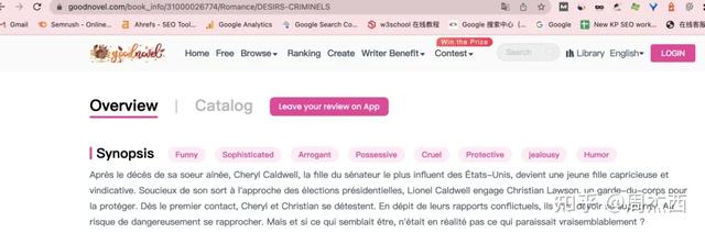 SEO�������� - ���ݳ���վ��GoodNovel.com