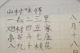 8岁儿子被老师批评字写得太差，学霸妈妈教我1个方法，省钱实用图片