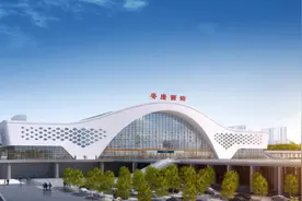 安康市正在建设一座高铁站，一起了解下图片