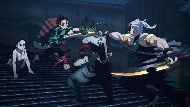鬼灭之刃游郭篇第九集强杀堕姬后反被捅，音柱断手鬼灭小队危险
