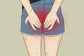 为什么女性“臀部”上总有两团黑印，男性却很少有？这是什么？图片