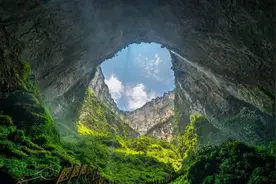 我国发现巨大天坑，其中拥有一片森林！或许会存在未知物种图片