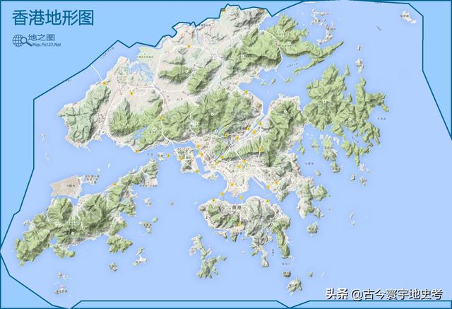 香港有什么市，香港区域划分图（香港特别行政区地图）
