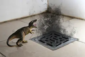 地漏上套个气球，困扰了很久的难题终于解决了，这方法简单又实用图片