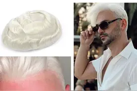 购买白色假发还要考虑这些！假发套or假发块，你真的分清楚了吗图片