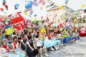 大荔县各小学、幼儿园举办多彩活动庆祝“六一”儿童图片