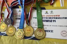 商洛青少年篮球零基础学员梁王子被西安高新一中录取图片