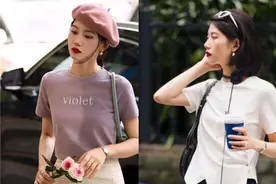不得不说，这是最适合五六十岁女人的打扮：T恤+烟管裙，谁穿谁美图片