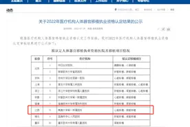 【重磅】南大一附院获批心脏、肺脏移植执业资格图片