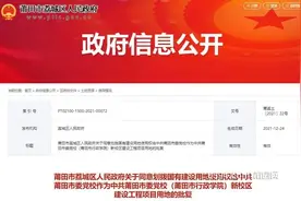 刚刚！莆田大学城这所新学院来了，150亩批复图片