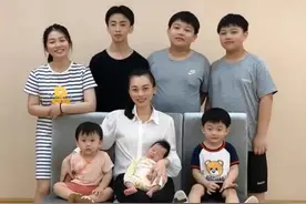 广东36岁女子连生7娃，被罚上百万，直言还想生8胎，丈夫吓到结扎图片
