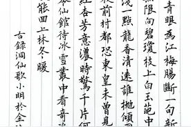 晁补之《洞仙歌》2022农历年的第一期钢笔字练字打卡作业欣赏图片
