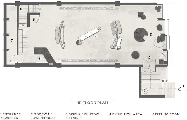 港式服装店设计是这样婶儿的~（含平面图）