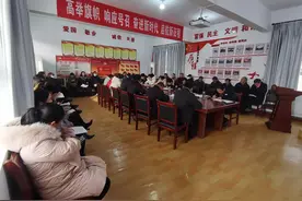 踔厉奋发起征程 笃行不怠永向前——合阳县路井镇中学召开寒假学习暨开学安排会图片