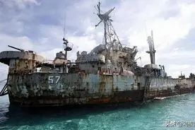 依靠自然的力量，菲律宾坐滩仁爱礁的军舰多久才能被锈蚀、分解？图片