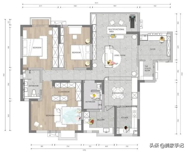 成都164㎡的小屋火了，仅凭一个玄关就圈粉无数，家居氛围太棒了