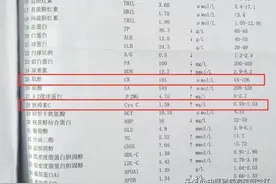 正常的肌酐上限是97还是133？图片